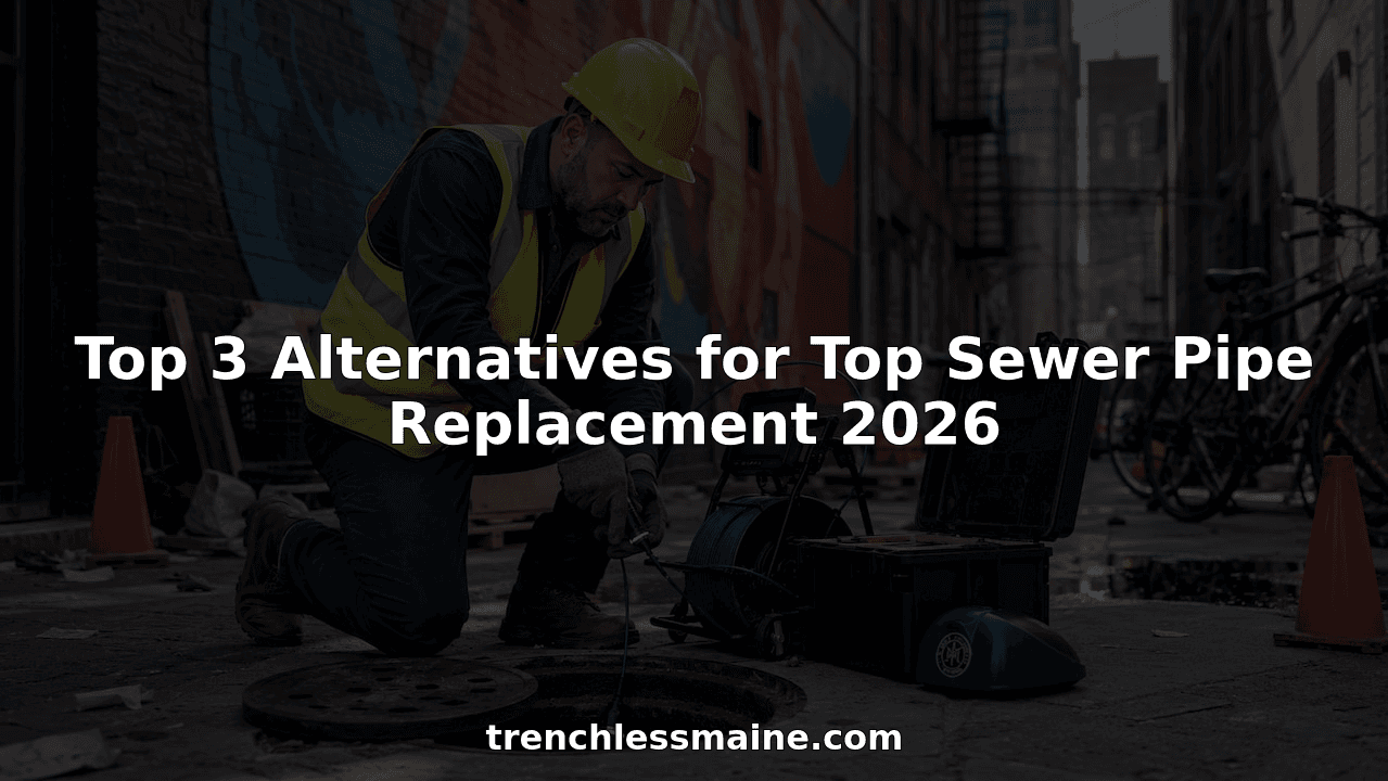 Top 3 Alternatives for Top Sewer Pipe Replacement 2026