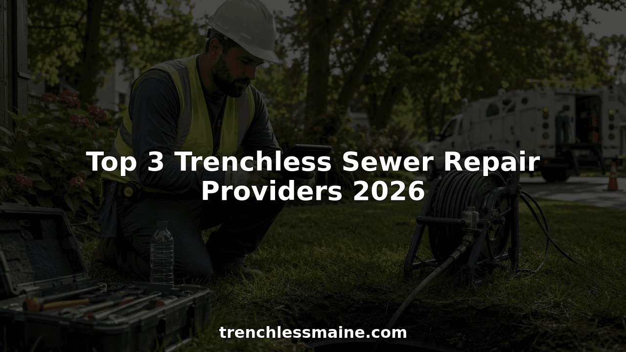 Top 3 Trenchless Sewer Repair Providers 2026